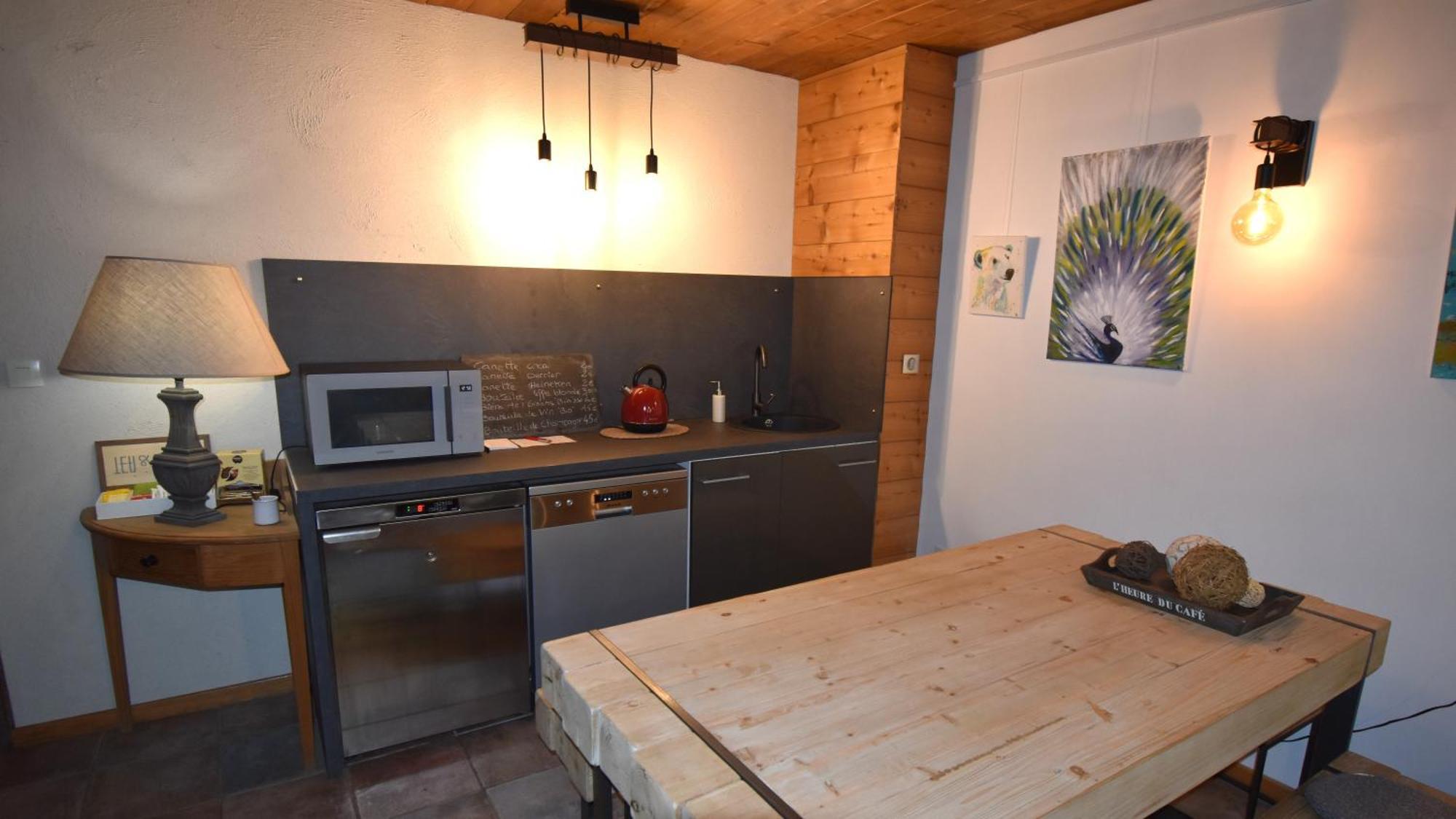 Le Bourg-dʼOisans La Cle Des Bois Bed & Breakfast エクステリア 写真