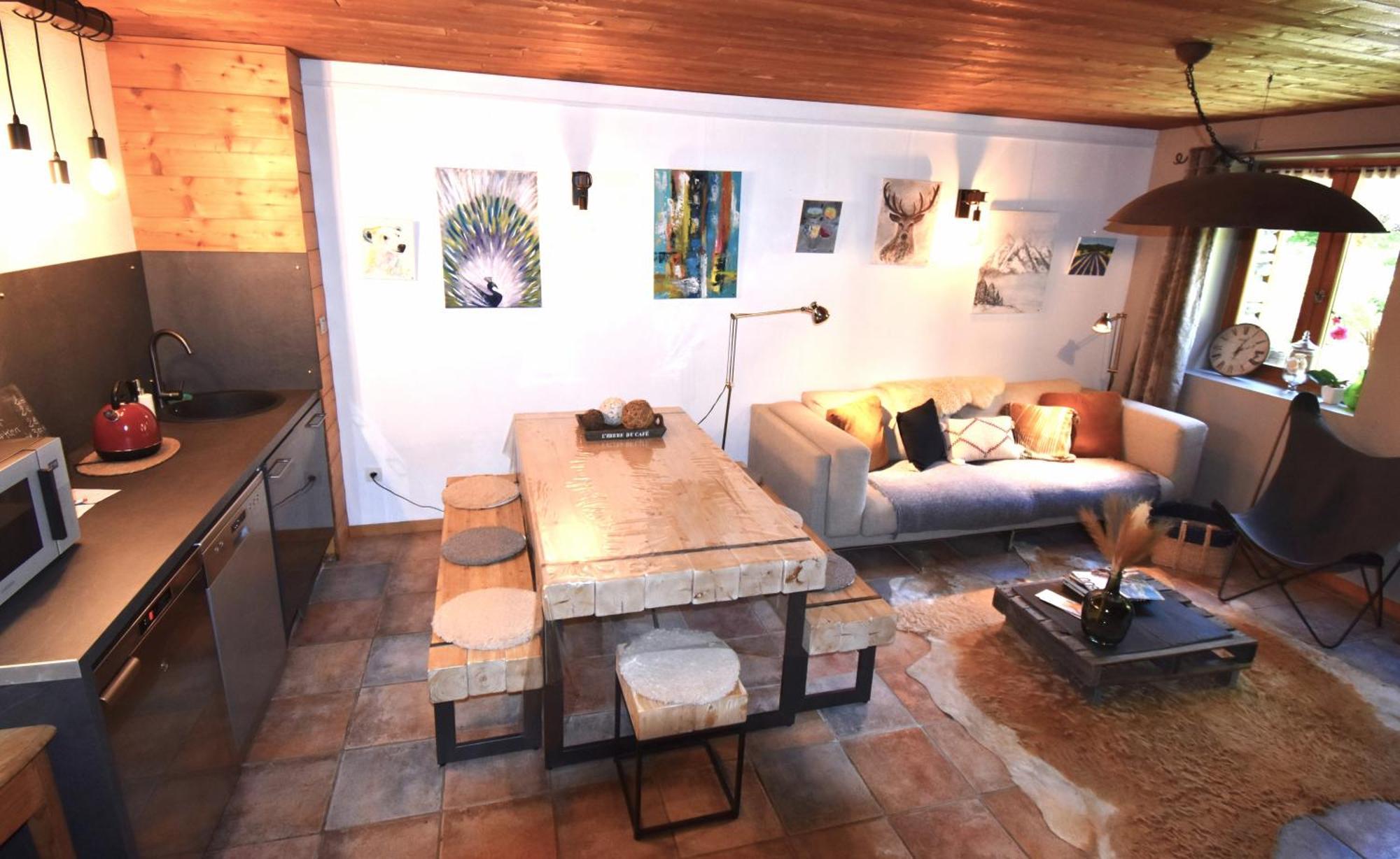 Le Bourg-dʼOisans La Cle Des Bois Bed & Breakfast エクステリア 写真